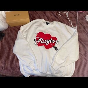 Oversized Playboy by PacSun Valentine’s Day collection crewneck